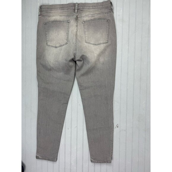 J Crew Mercantile Size 33 Womens  Ankle Jeans Gray Mid Rise Stretch - Picture 3 of 3